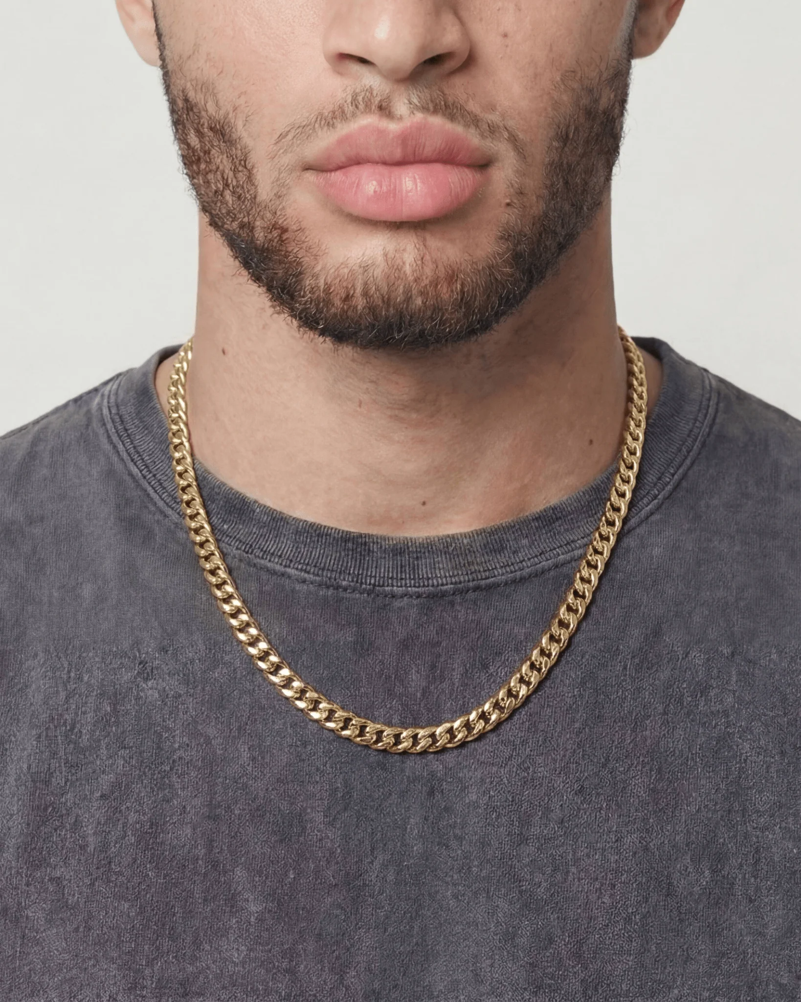 CLEAN CUBANA CHAIN. - 6MM GOLD - Image 3