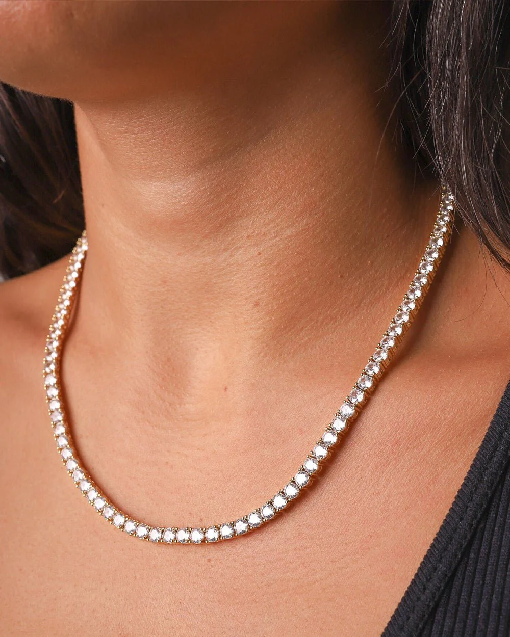 ICE BREAKER CHAIN. - 4MM GOLD - Image 7